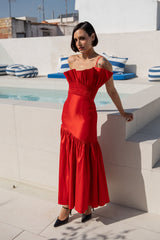 Vestido Carla Rojo