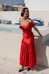 Vestido Carla Rojo