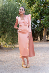 Vestido Enura Mandarina