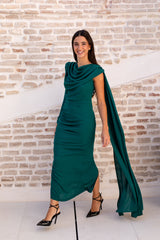 Vestido Paula Gasa Verde