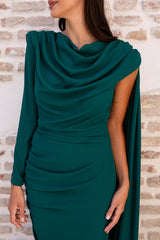 Vestido Paula Gasa Verde