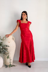 Vestido Rojo Textura