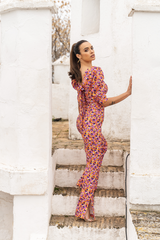 Conjunto Niza Estampado Morado