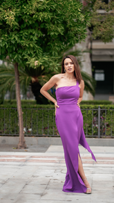 Vestido Anemona Morado