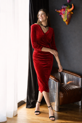 Vestido Enma Granate