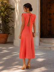 Vestido Edurne Salmón