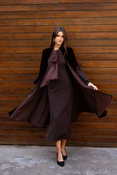 Capa Terciopelo Marrón