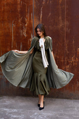 Capa Terciopelo Verde