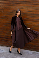 Capa Terciopelo Marrón