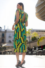 Vestido Katia Estampado Lima