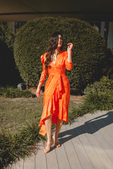 Vestido Lola Naranja