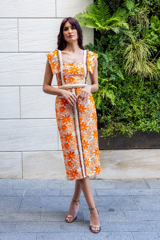 Vestido Brisal Naranja