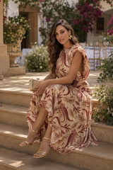 Vestido Edurne Estampado Cachemir