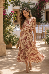 Vestido Edurne Estampado Cachemir