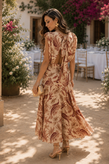 Vestido Edurne Estampado Cachemir