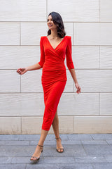 Vestido Sara Naranja