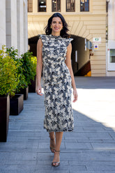 Vestido Tulipán brocado