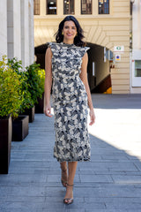 Vestido Tulipán brocado