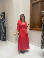 Vestido Silvia Coral