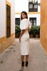 Greta I Vestido aberturas Blanco