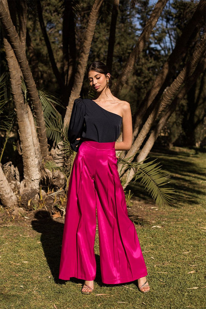 Pink Monstera Pants