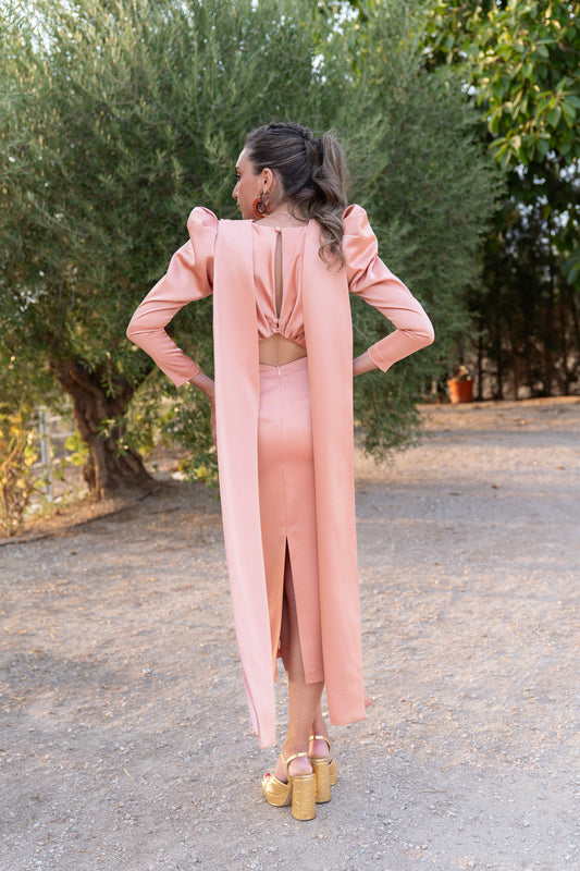 Vestido Enura Mandarina