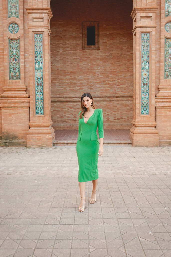 Azalea Green Dress