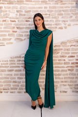 Vestido Paula Gasa Verde