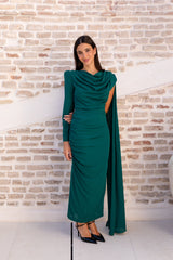 Vestido Paula Gasa Verde