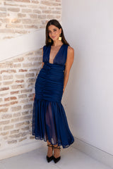 Vestido Poliana azul