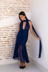 Vestido Poliana azul