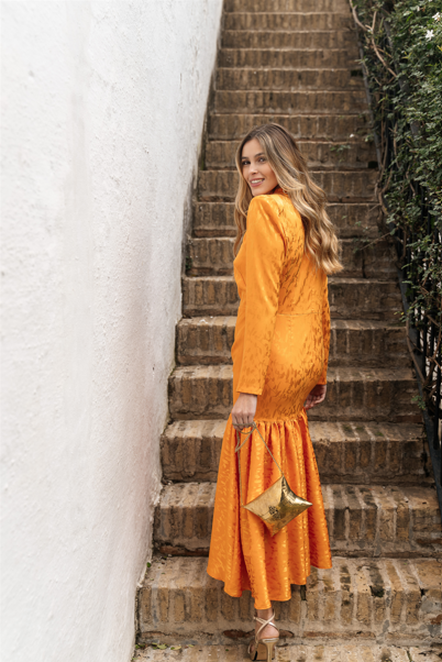 Vestido Brunella Naranja