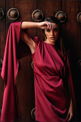 Vestido Atenas Granate