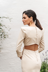 Fabrizia Beige Dress