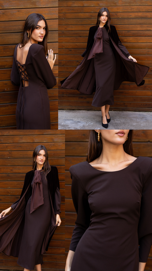 Capa Terciopelo Marrón