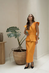 Vestido Eugenia Mostaza