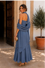 Vestido Adela Azul