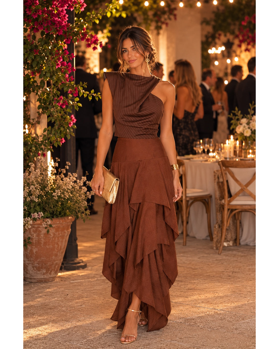 Conjunto Lidia Marrón