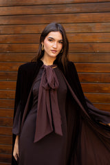 Capa Terciopelo Marrón