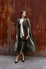 Capa Terciopelo Verde