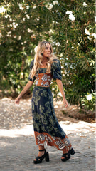 JADE | Skirt and top set