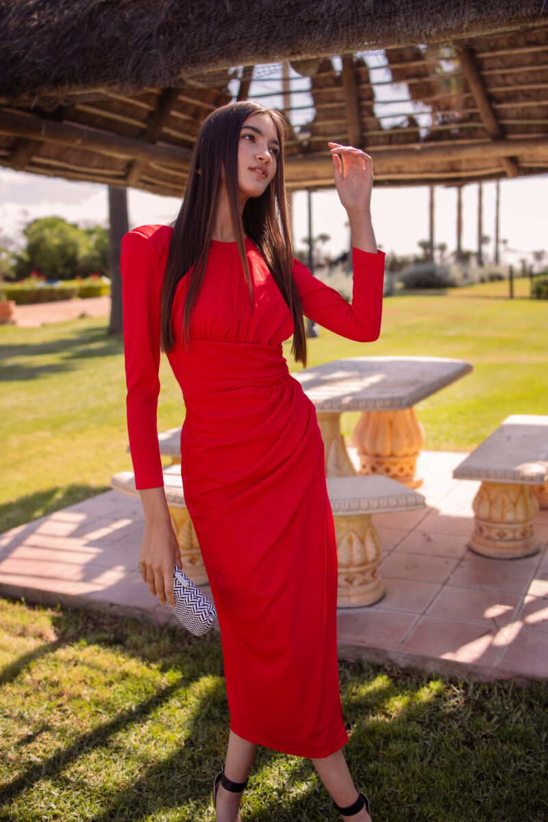 Vestido rojo mujer Aryentto